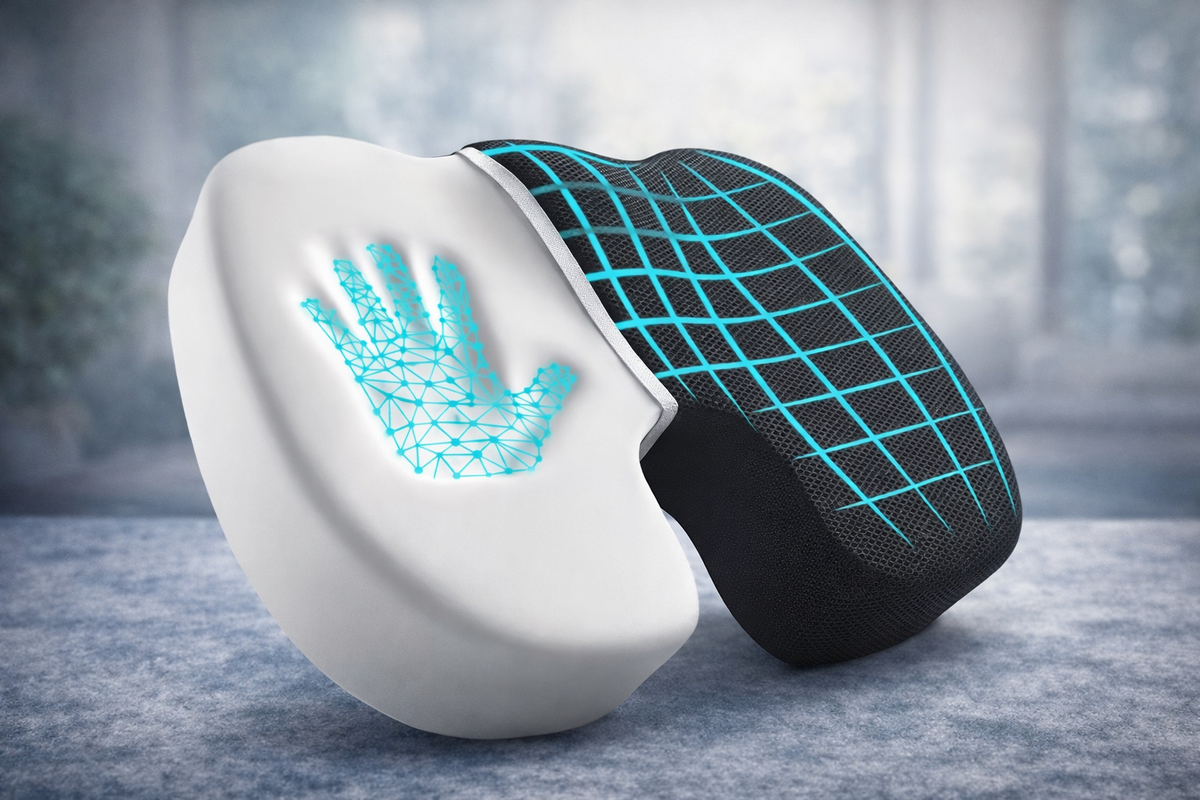 Coussin ergonomique mémoire de forme - confort longue durée